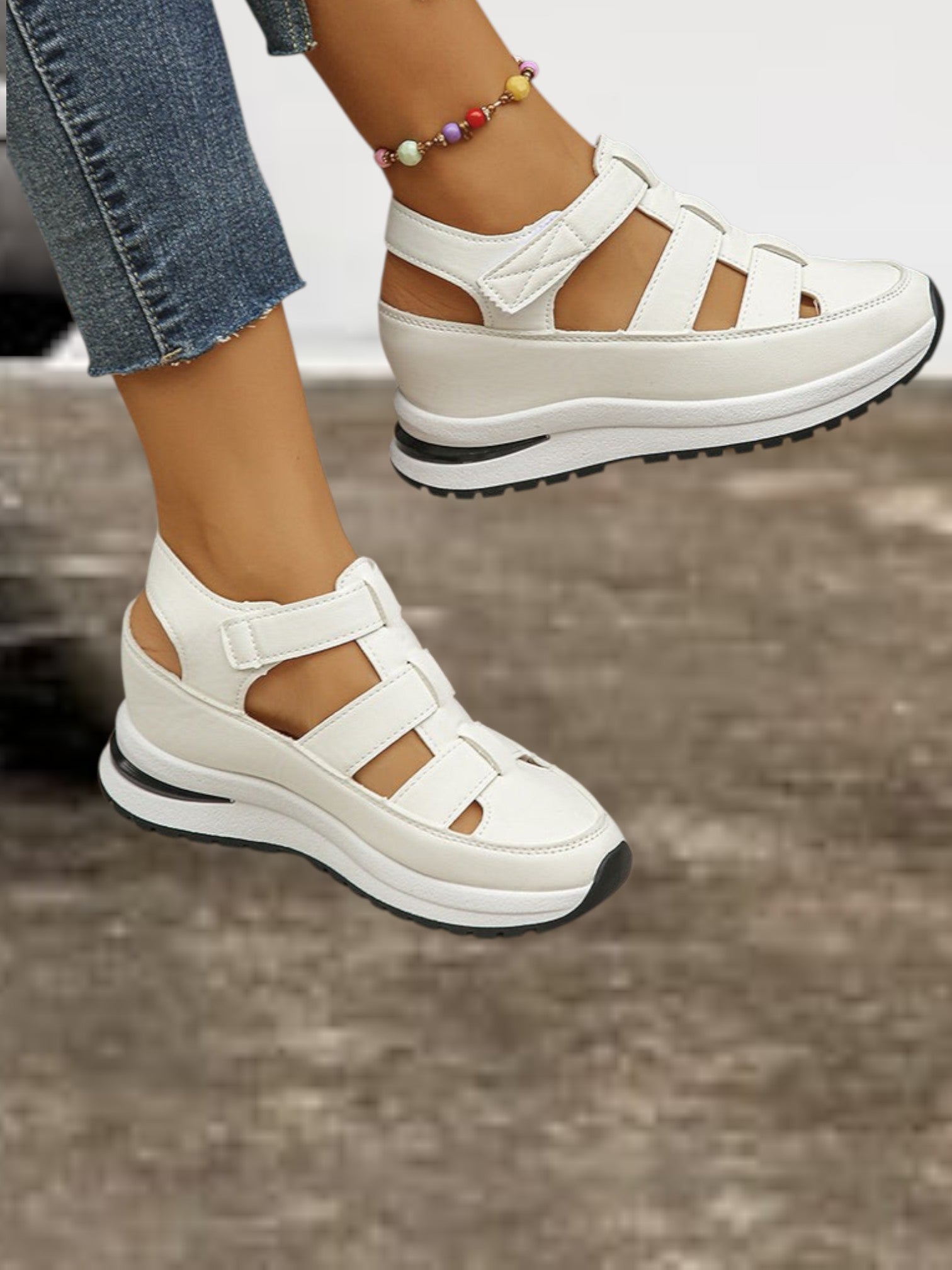 Danielita | Sandales respirantes pour femmes à bout fermé