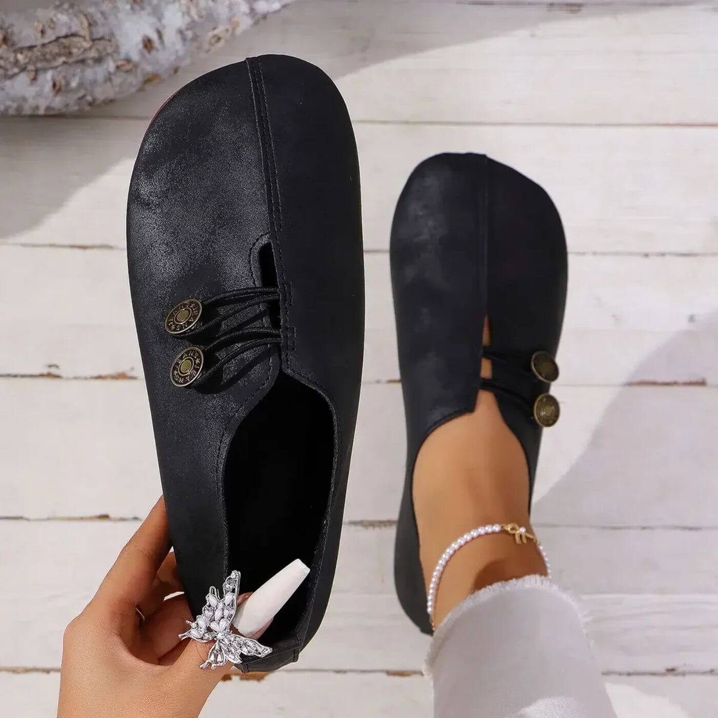 Lydia™ – Chaussures Orthopédiques Douces et Flexibles