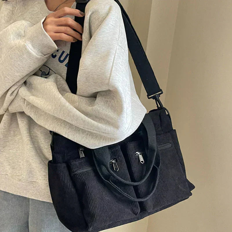 Ella | Sac en velours côtelé