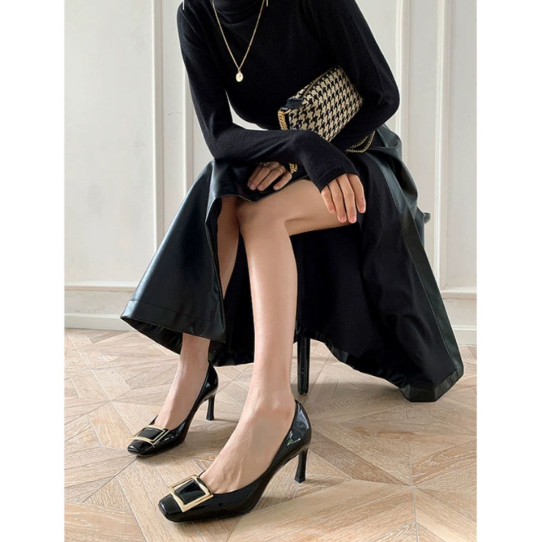 Teona™ | Sandales élégantes à bout carré et talon moyen