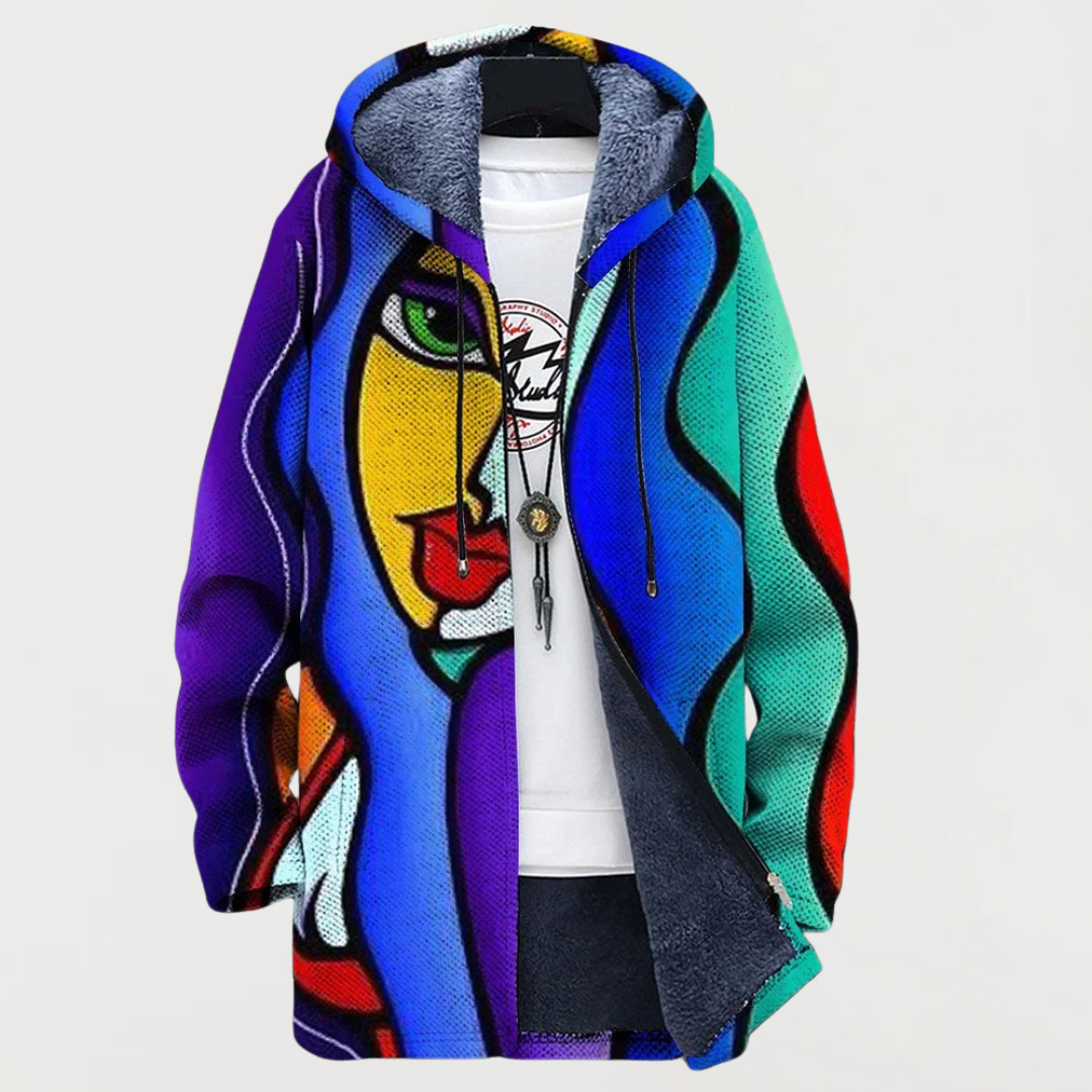 Lena | Hoodie Art Coloré