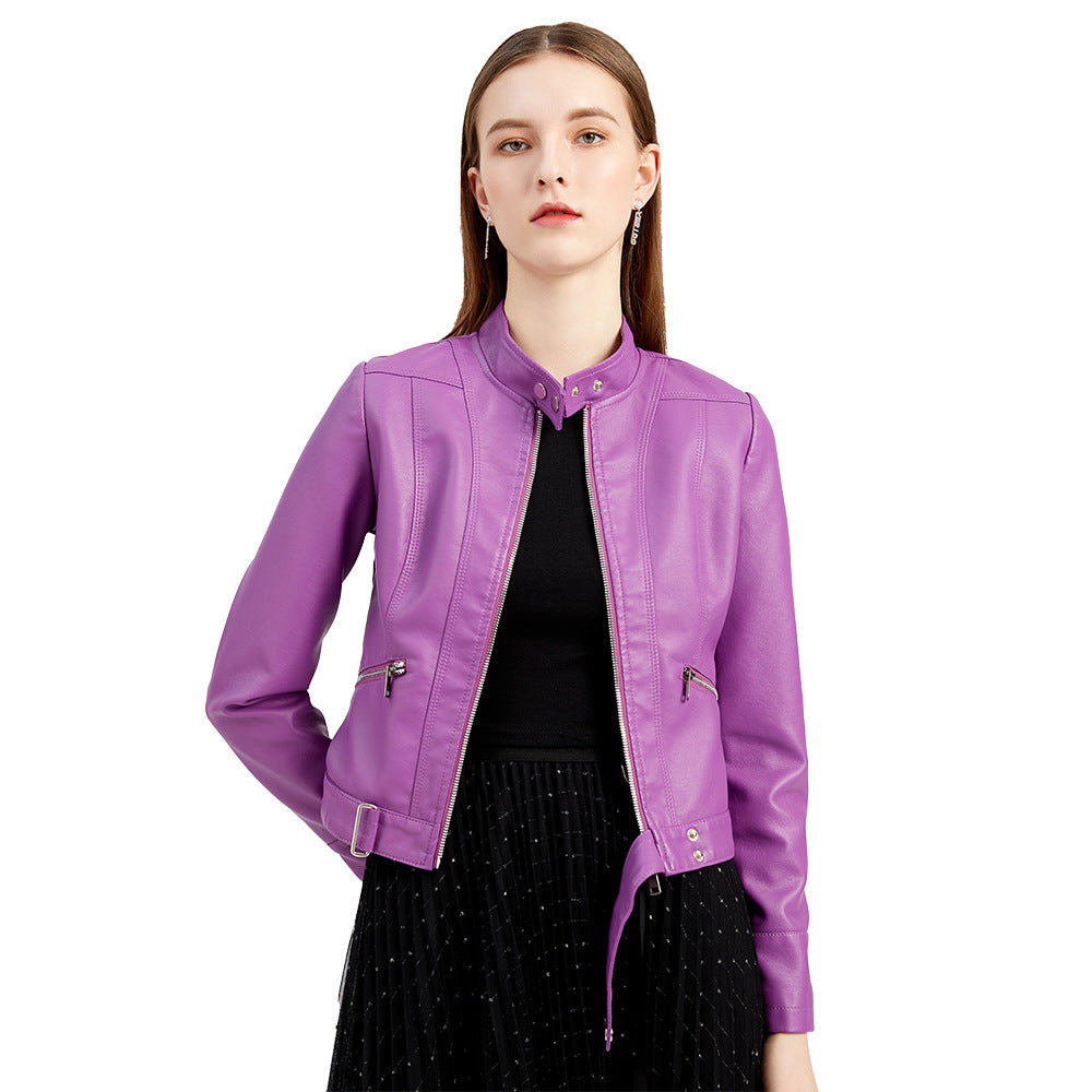 Suza | Veste en cuir stylée